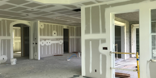 A house being built that has unfinished walls and floors